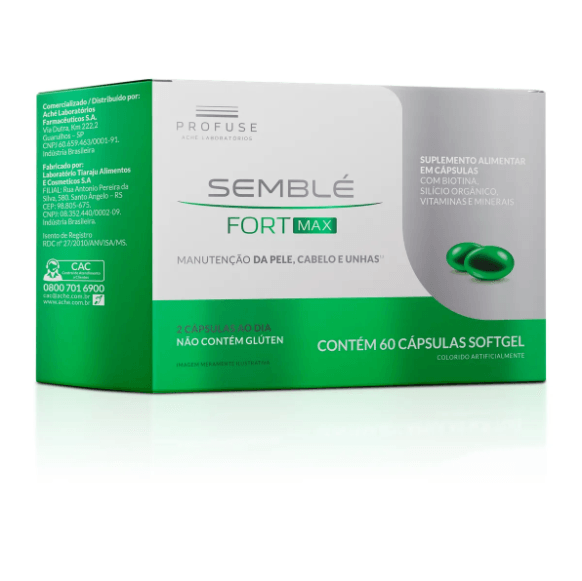 Profuse Semblé Fort Max com 60 Cápsulas Softgel