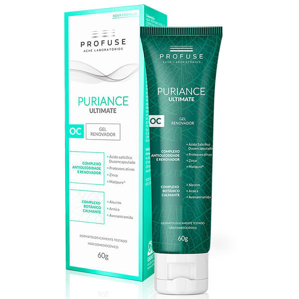 Gel Renovador Facial Puriance Ultimate Profuse 60g