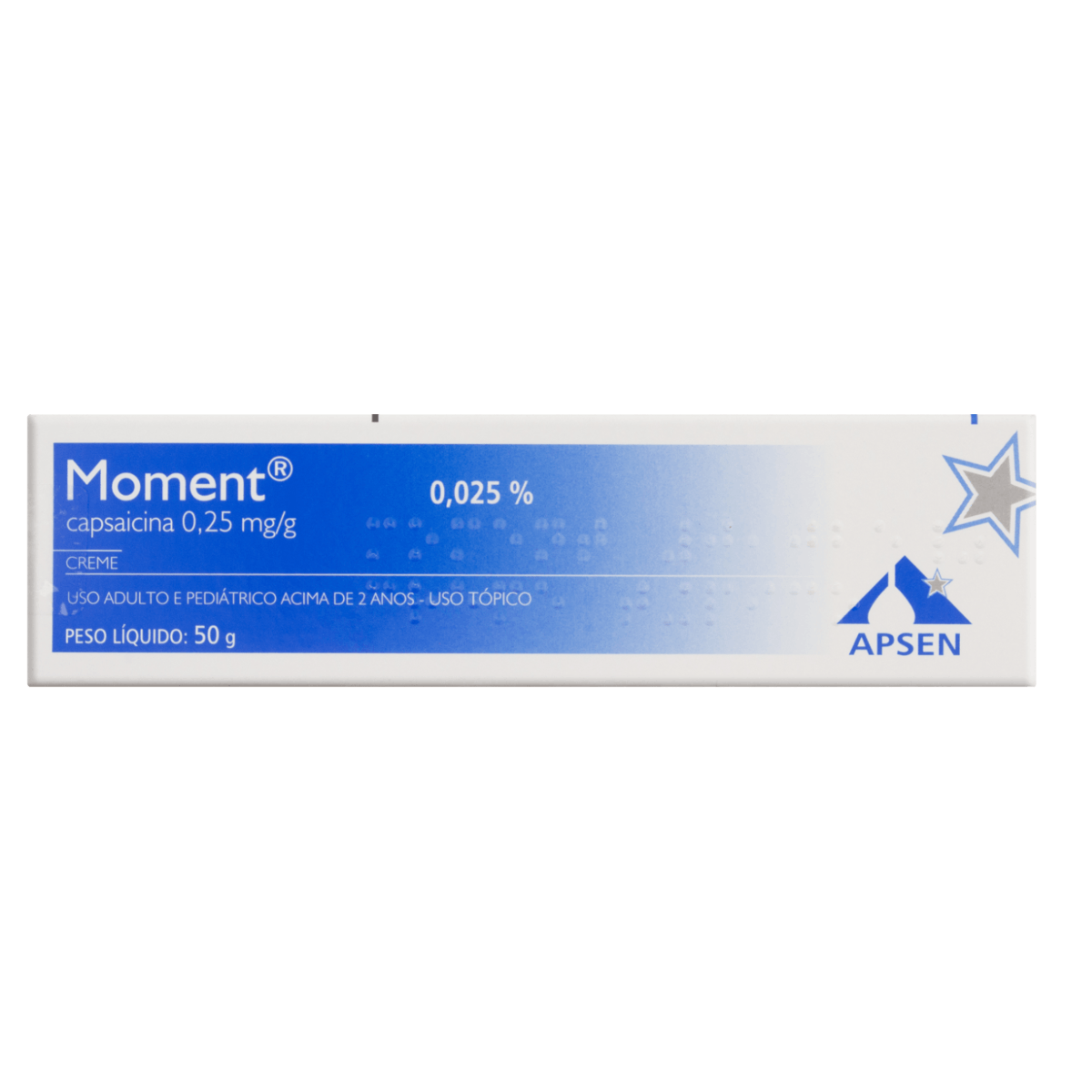 Moment 0,25mg/g Creme 50g