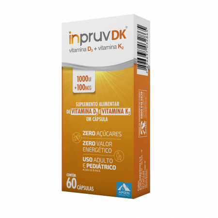 Inpruv Dk 50.000ui + 100mcg 8 Comprimidos Revestidos