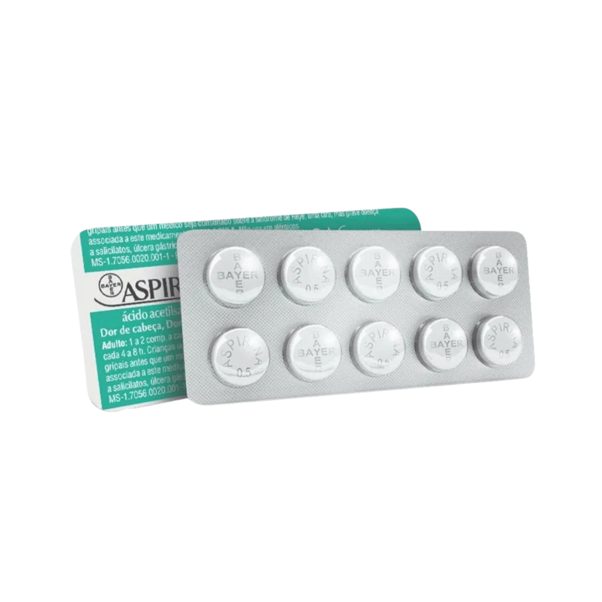 Aspirina 500mg 10 Comprimidos