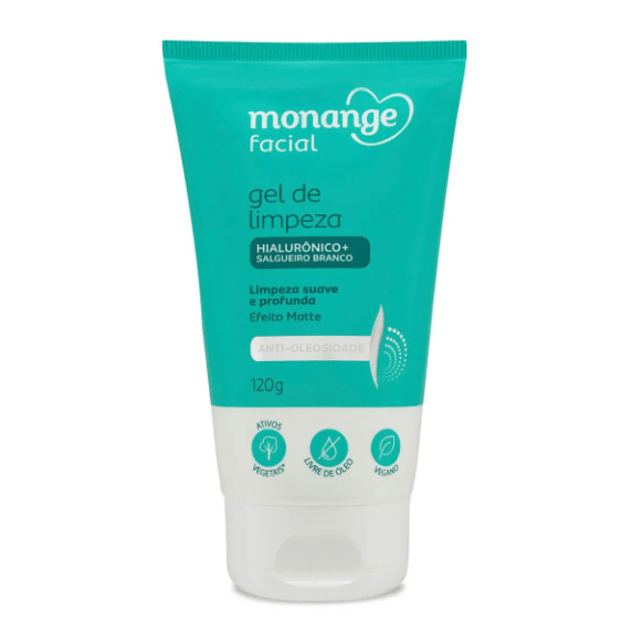 Gel de Limpeza Facial Anti-Oleosidade Monange 120g