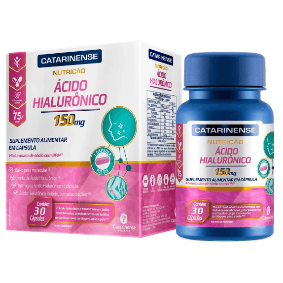 Ácido Hialurônico 150mg Catarinense 30 Cápsulas