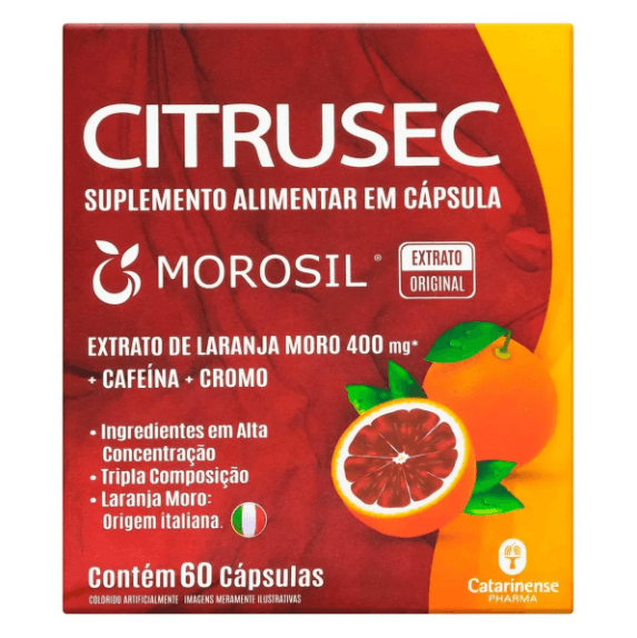 Citrusec Suplemento Alimentar Catarinense 60 Cápsulas