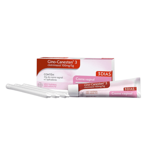 Gino-Canesten 3 Creme Vaginal 100mg/5g 20g + 3 aplicadores