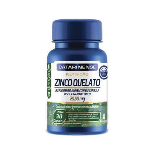 Zinco Quelato Catarinense 30 Cápsulas