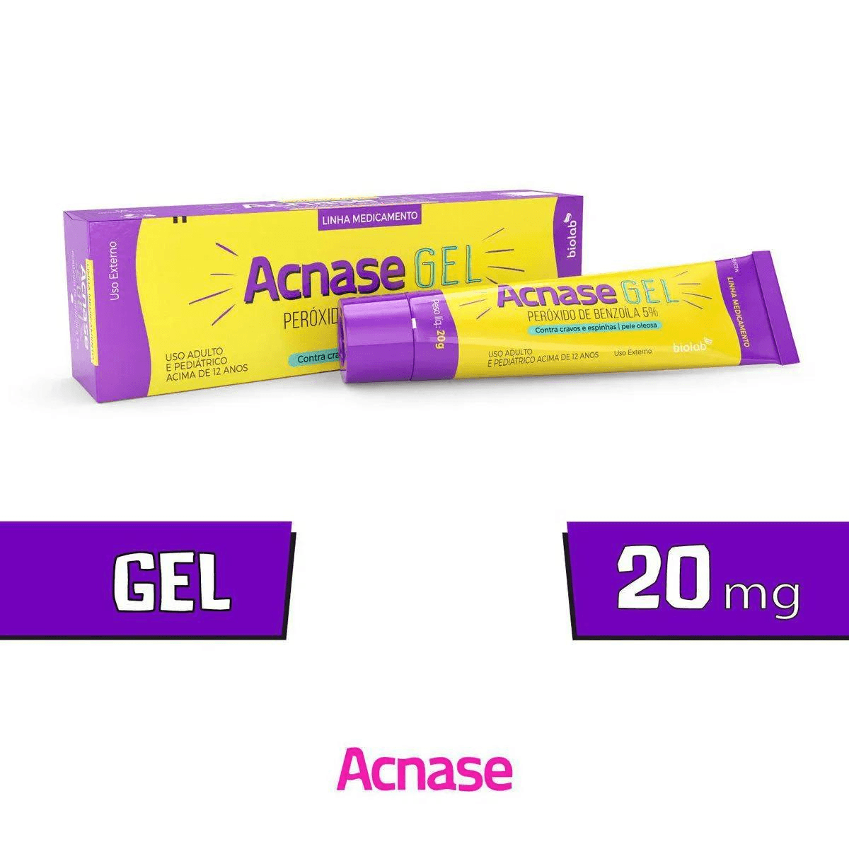 Acnase Gel Antiacne com 20g