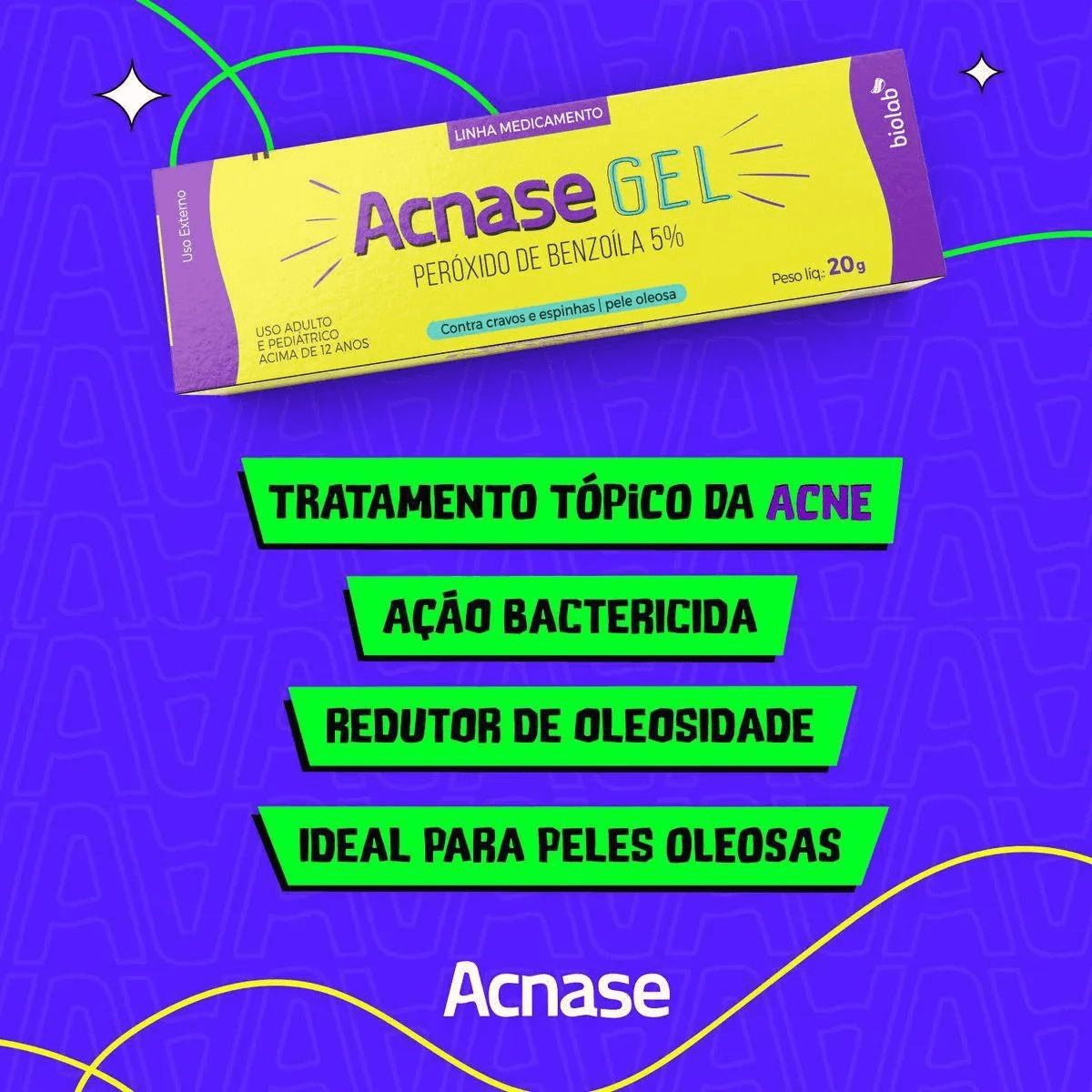 Acnase Gel Antiacne com 20g