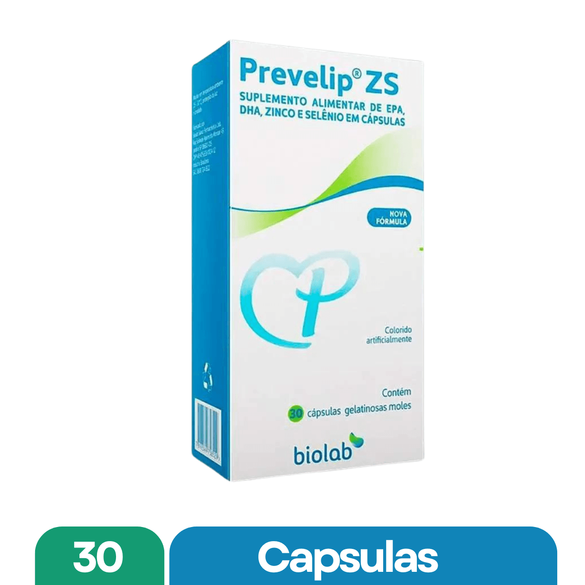 Prevelip Zs Suplemento Alimentar 30 cápsulas