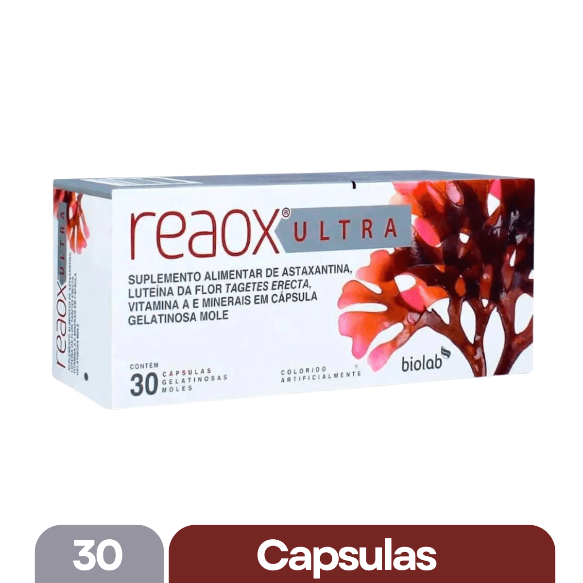 Reaox Ultra Suplemento Alimentar com 30 Cápsulas