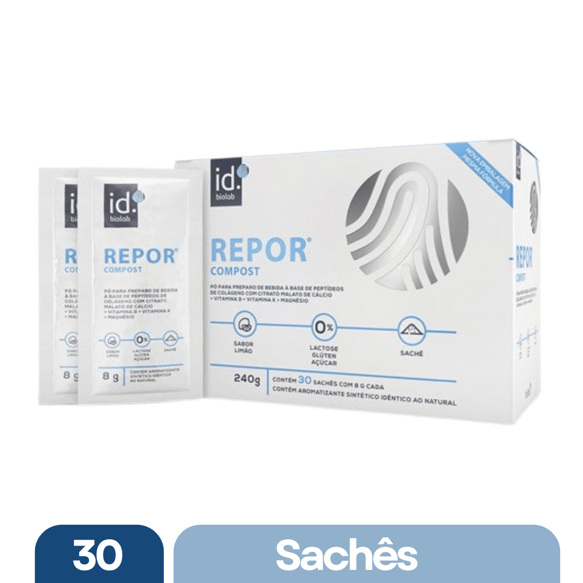Repor Sabor Limão 30 Sachês