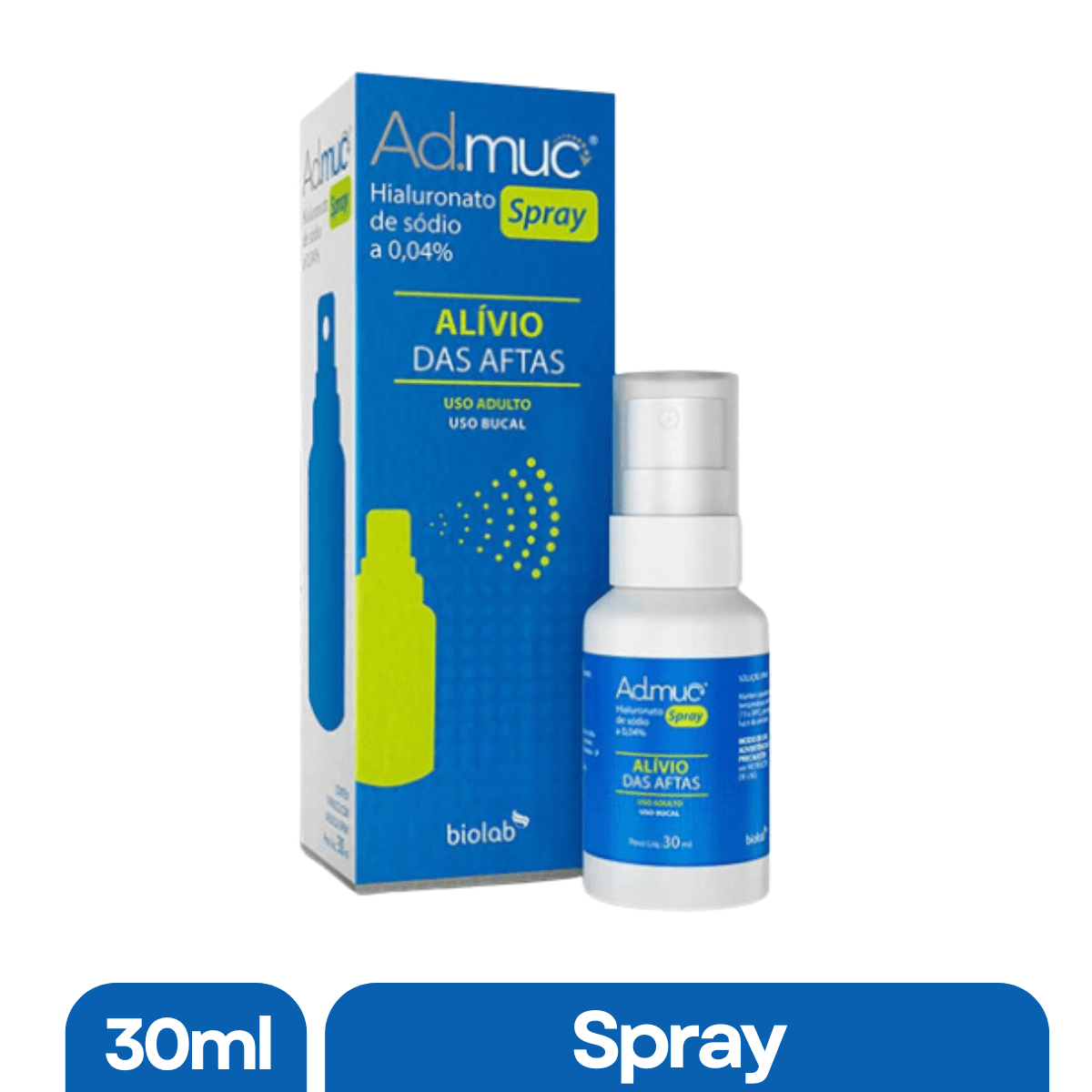 Admuc Spray Alívio das Aftas 30ml
