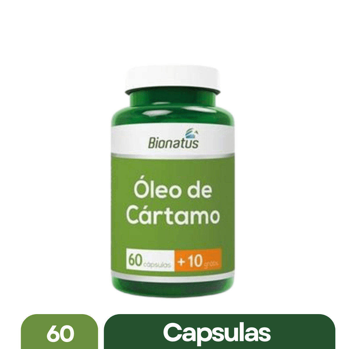 Óleo De Cártamo 1000mg Green 60 Cápsulas