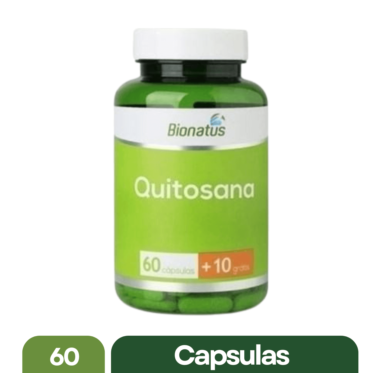 Quitosana Bionatus com 70 Cápsulas