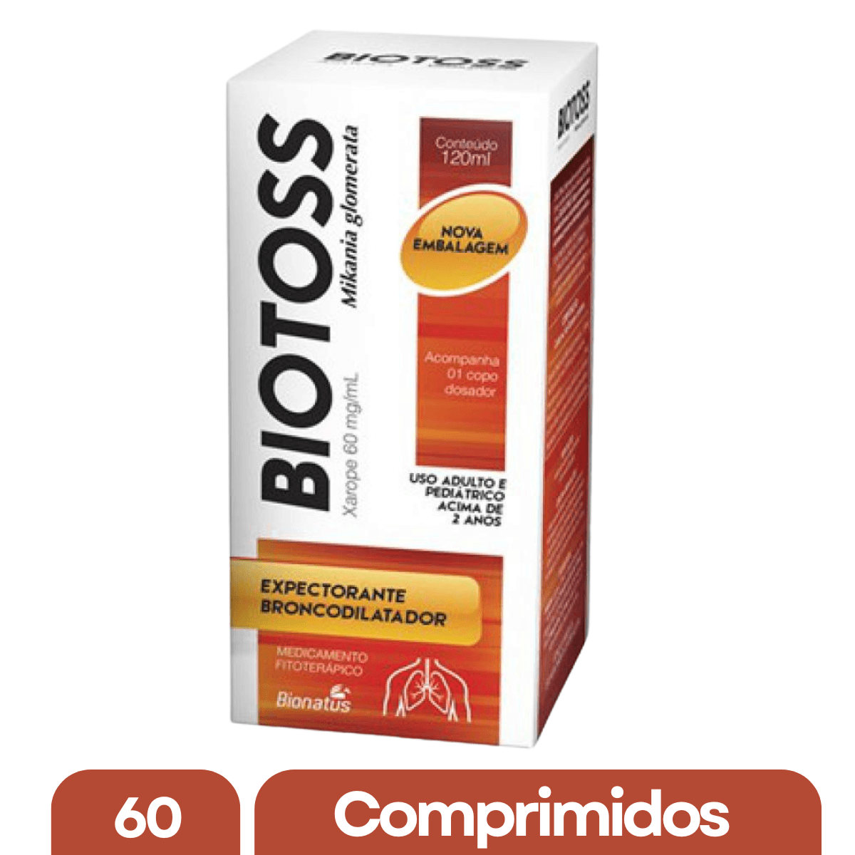 Xarope Biotoss com 120ml