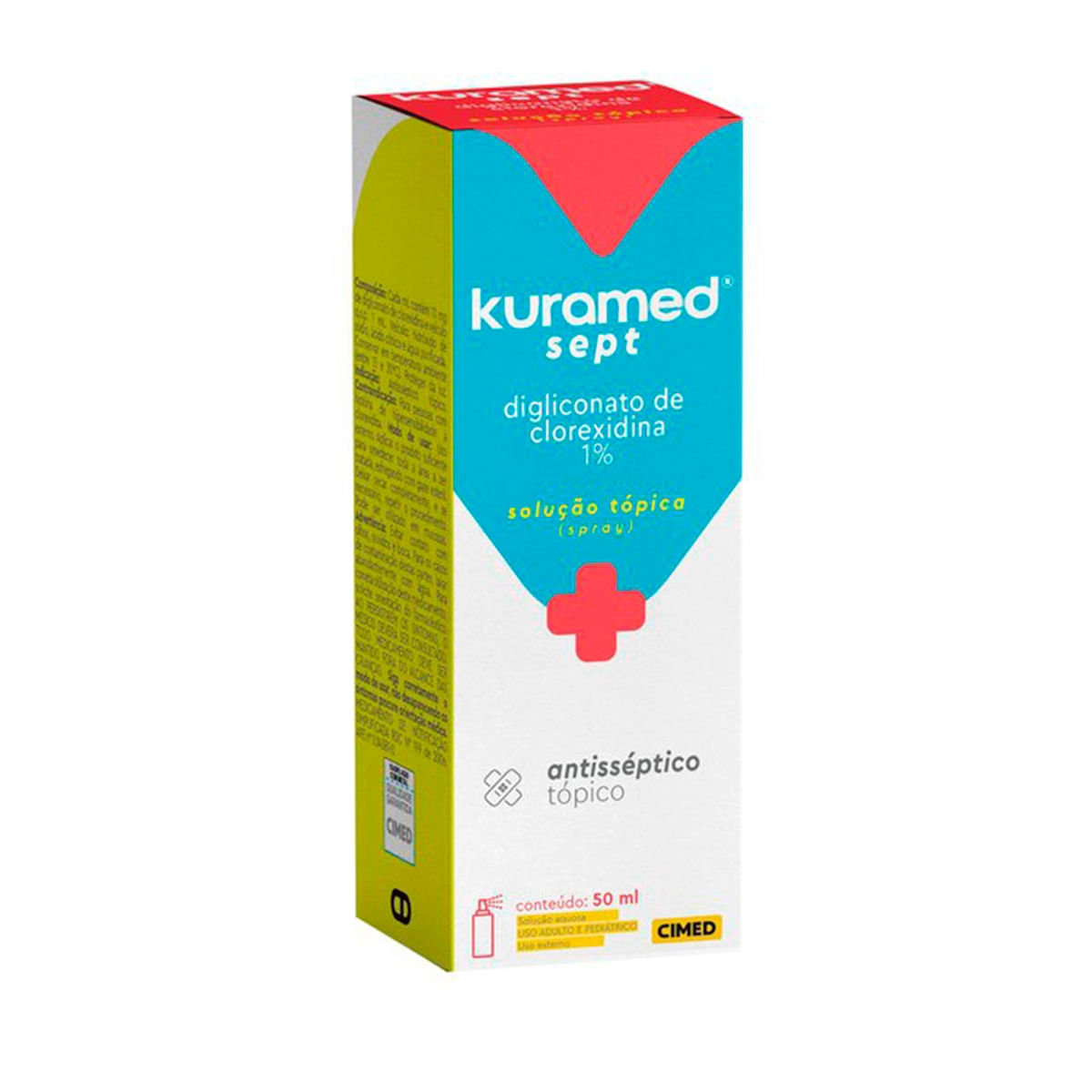 Kuramed Sept Spray Antisséptico Cimed 50ml