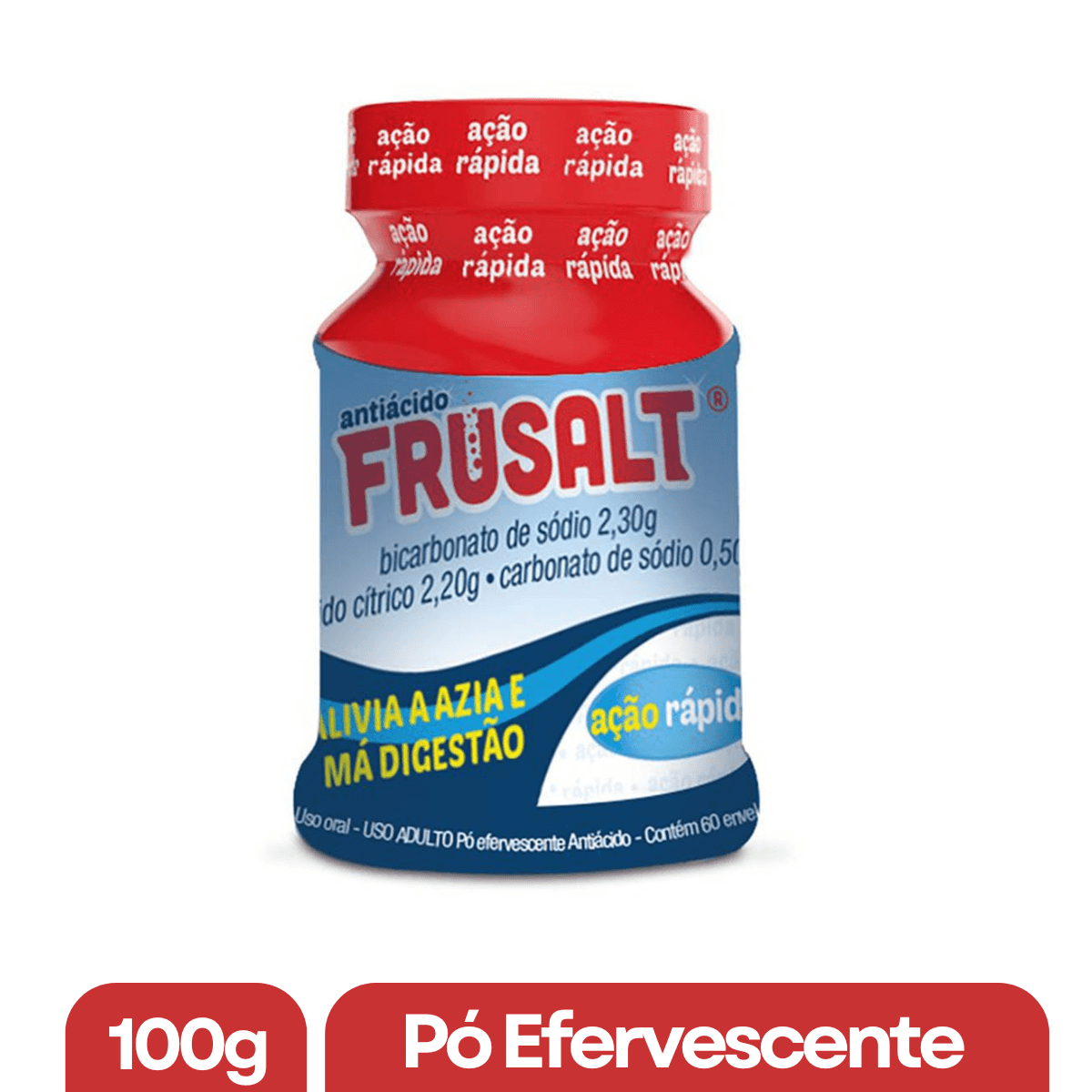 Frusalt Antiácido Pó Efervescente 100g