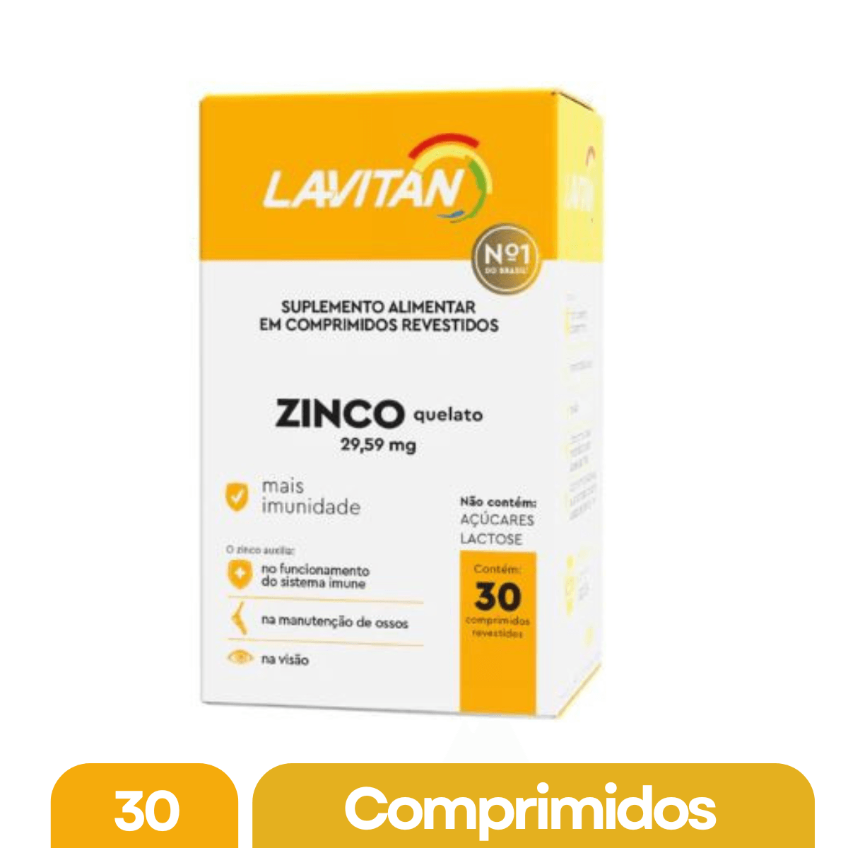 Lavitan Zinco com 30 Comprimidos