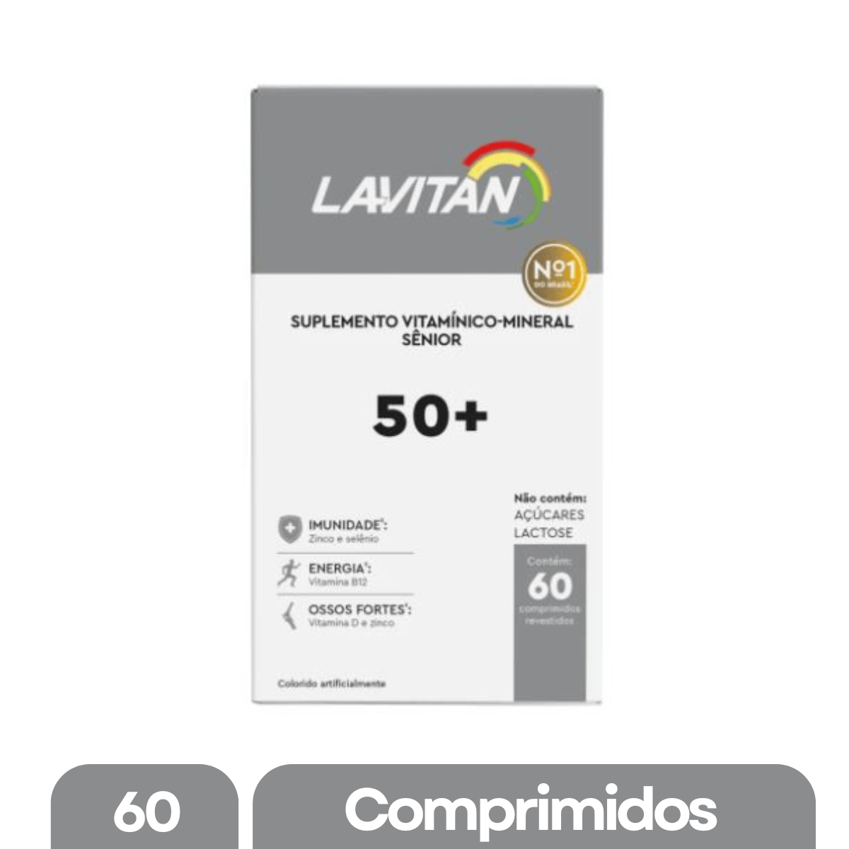 Lavitan 50+ com 60 Comprimidos