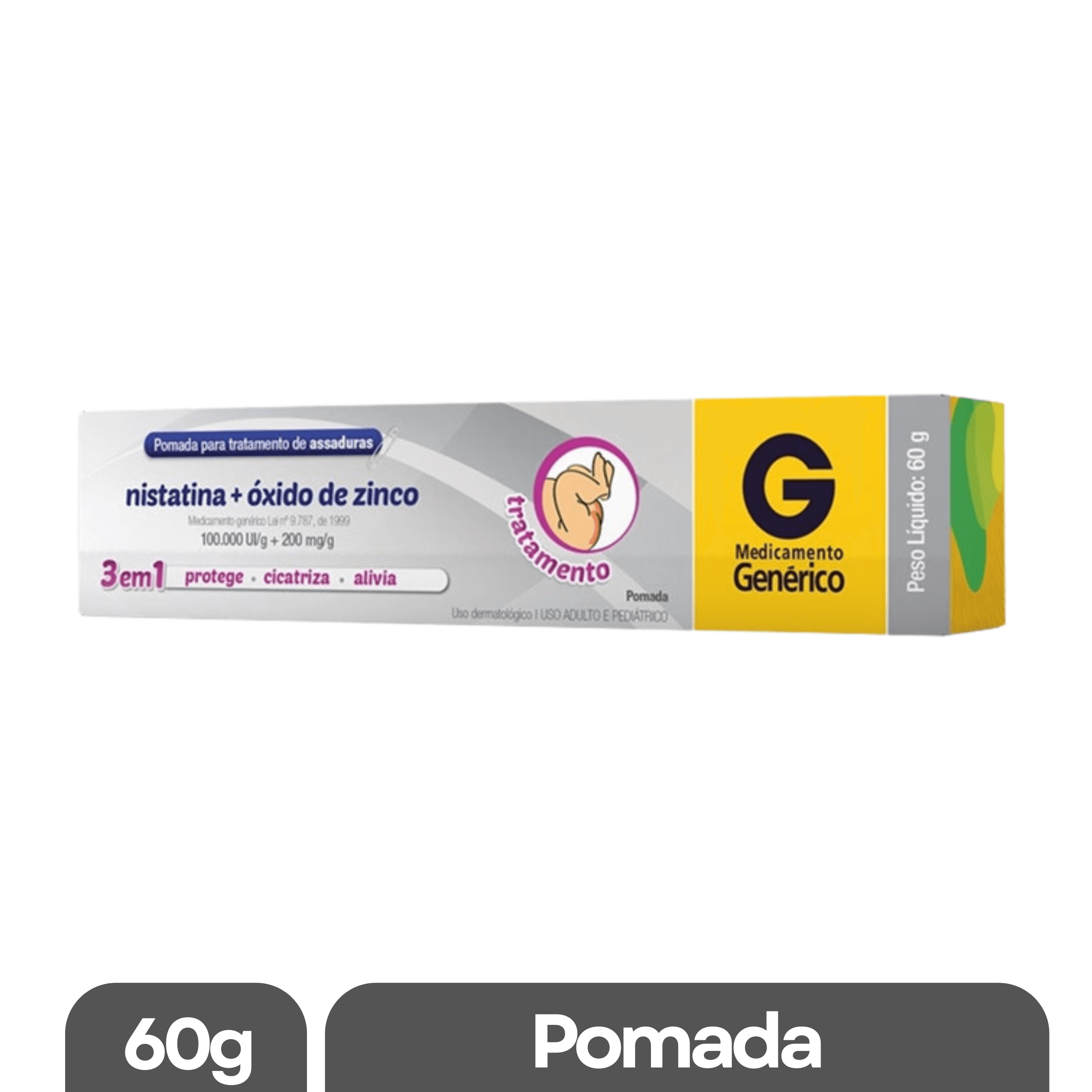 Nistatina + Óxido de Zinco Pomada 60g