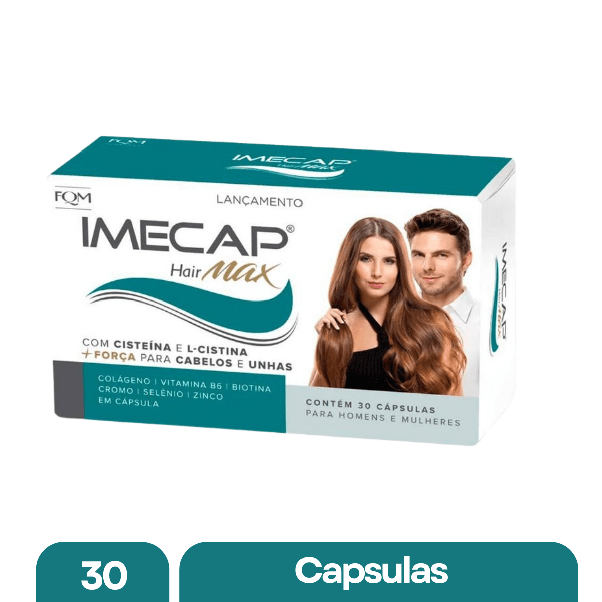 Imecap Hair Max com 30 Cápsulas