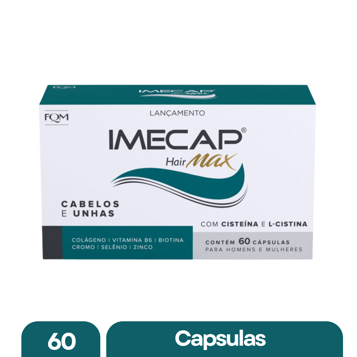 Imecap Hair Max com 60 Cápsulas