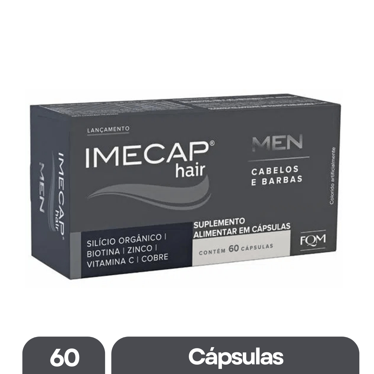 Imecap Hair Men Cabelos e Barbas com 60 Cápsulas