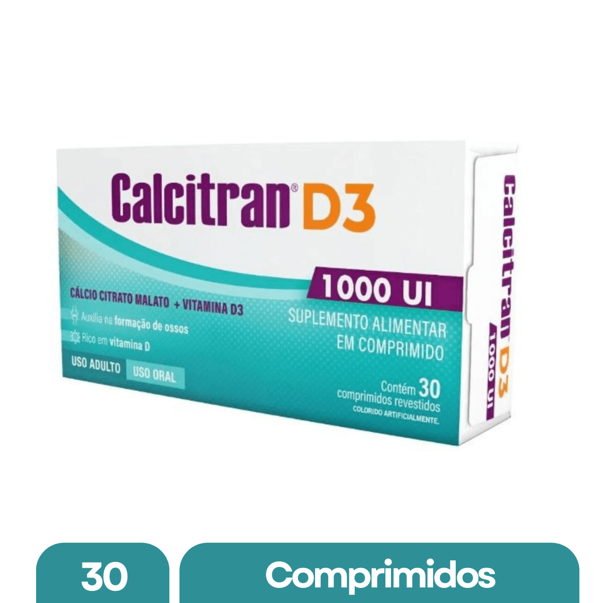 Calcitran D3 1.000ui com 30 Comprimidos