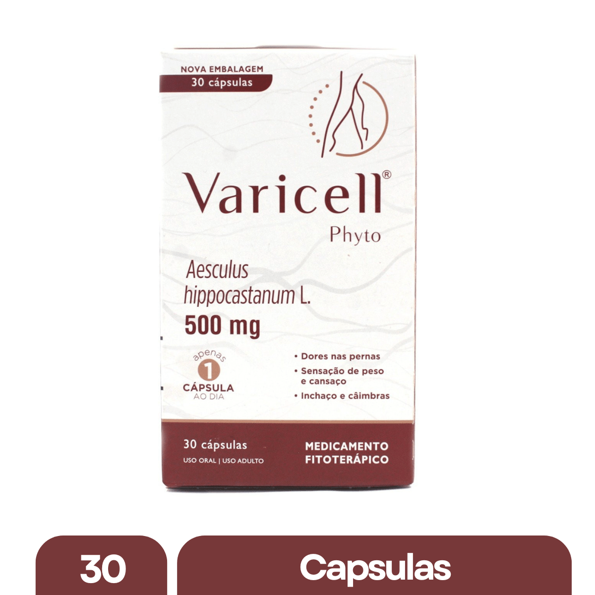 Varicell Phyto 500mg com 30 Cápsulas