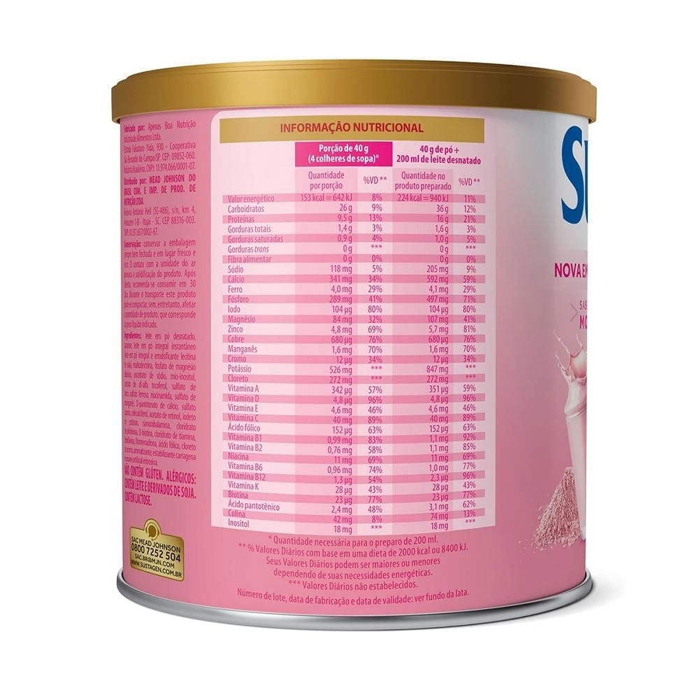 Sustagen Sabor Morango 400g