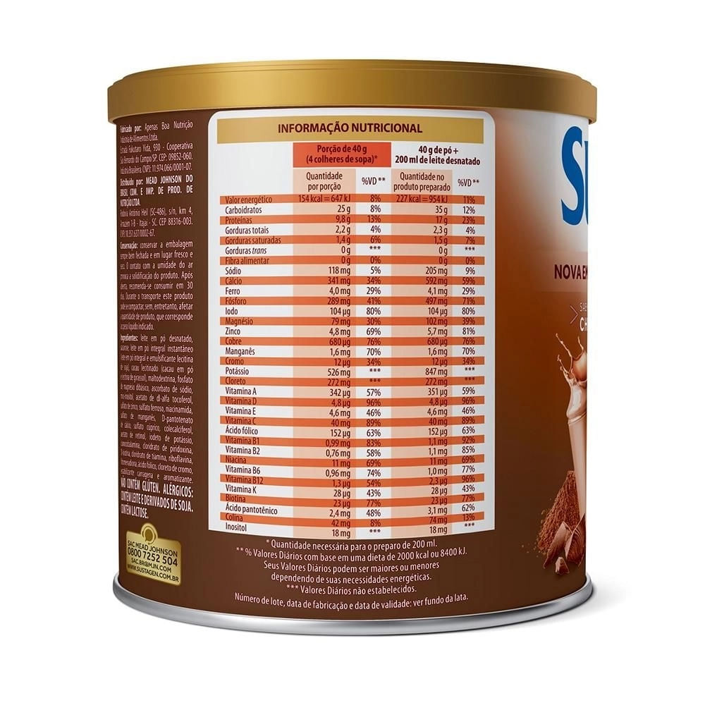 Sustagen Sabor Chocolate 400g