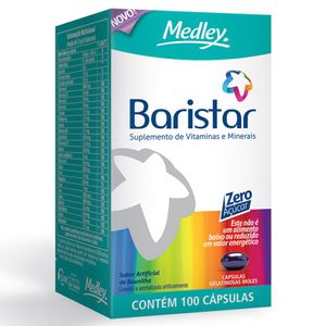 Suplemento de Vitaminas e Minerais Baristar com 100 Cápsulas