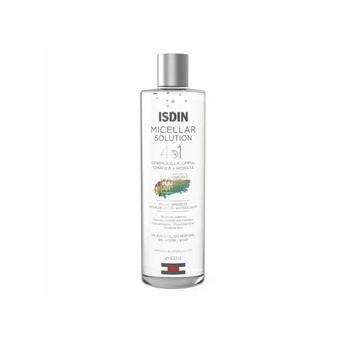 Solução Micelar Solution 4 em 1 Isdin com 400ml