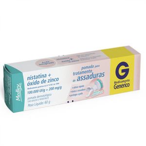 Pomada para Assadura Nistatina + Óxido de Zinco Medley 60g