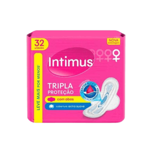 Absorvente Intimus Tripla Proteção Suave c/Abas 32 Unidades
