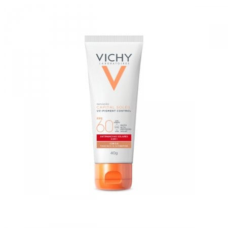 Protetor Solar Capital Soleil FPS 60 UV-Pigment Control 3.0 Vichy 40g