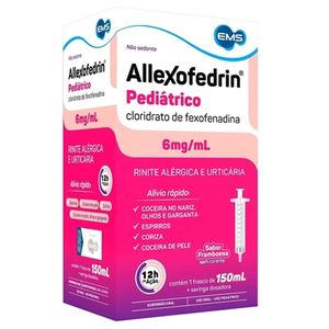Allexofedrin 6mg/ml Pediátrico com 150ml