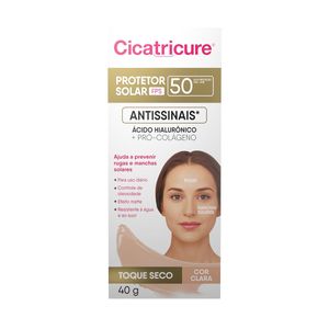 Protetor Solar Antissinais Cicatricure FPS 50 Cor Clara 40g