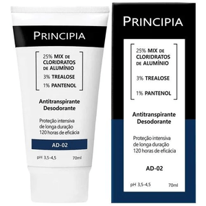 Antitranspirante Desodorante Principia AD-02 com 70ml