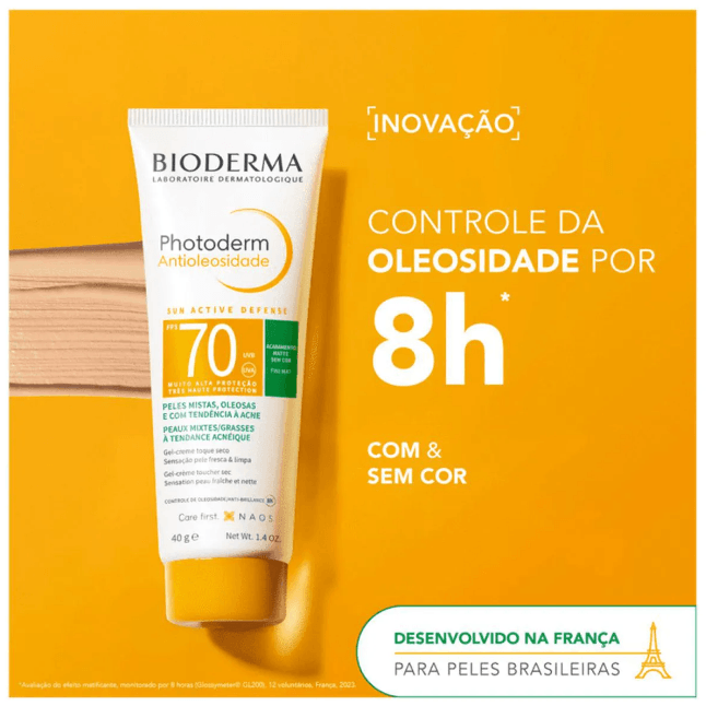 Protetor Solar Facial Photoderm Antioleosidade FPS 70 Médio 40g