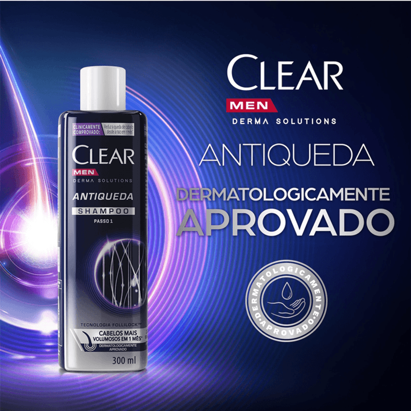 Shampoo-Antiqueda-Clear-Men-Derma-Solutions-300ml