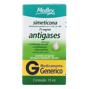 Simeticona Gotas 75mg/ml Sabor Cereja 15ml