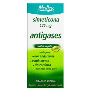 Simeticona 125mg Medley com 10 Cápsulas