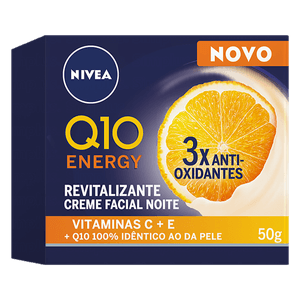 Nivea Creme Facial Q10 Energy Revitalizante Noite 50g
