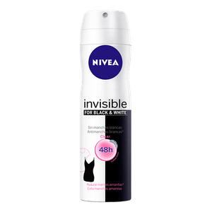 Desodorante Aerosol Nivea Invisible Black & White Clear 150ml