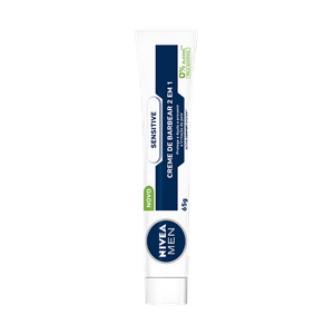 Creme de Barbear Nivea Men 2 em 1 Sensitive 65g