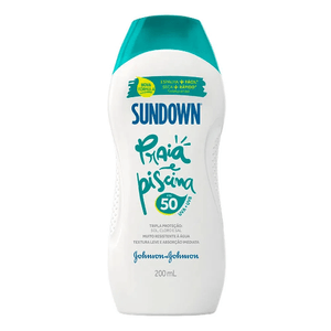 Protetor Solar Sundown FPS 50 Praia e Piscina 200ml
