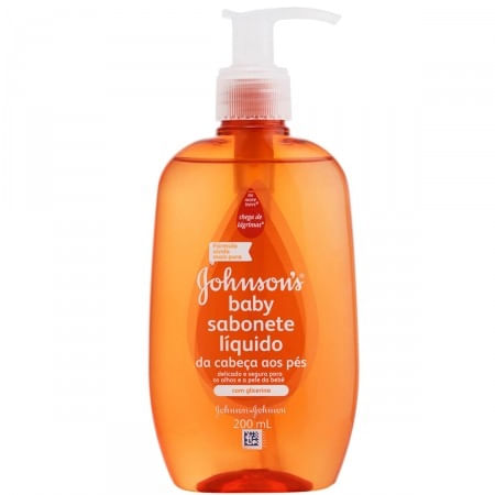 Sabonete Líquido Johnson's Baby da Cabeça aos Pés 200ml