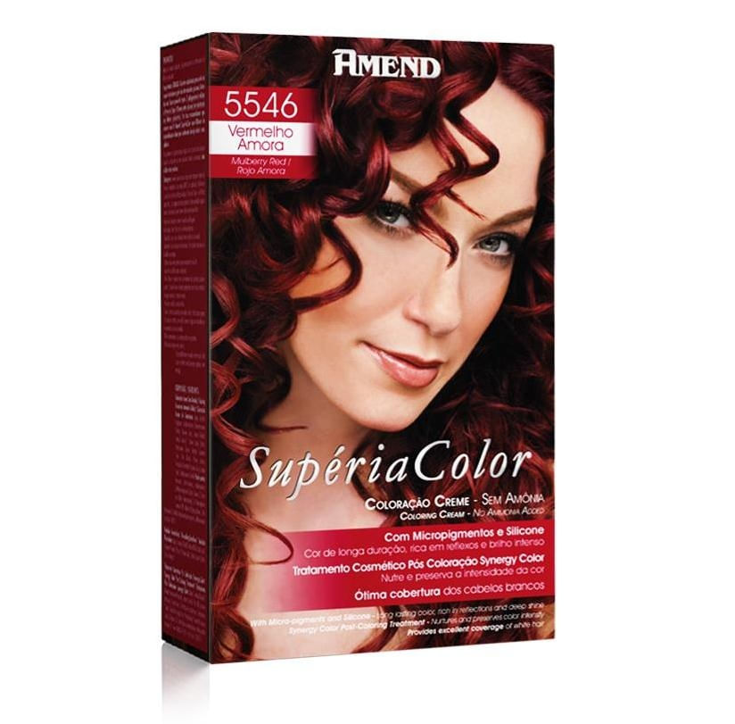 Tonalizante Supéria Color 5546 Vermelho Amora Amend