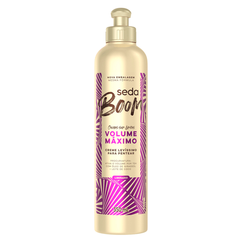 Creme para Pentear Seda Boom Volume Máximo 350ml